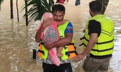 ফুলপুরে উদ্ধারে নেমেছে স্বেচ্ছাসেবী সংগঠন র‌্যাপিড রেসপন্স বিডি